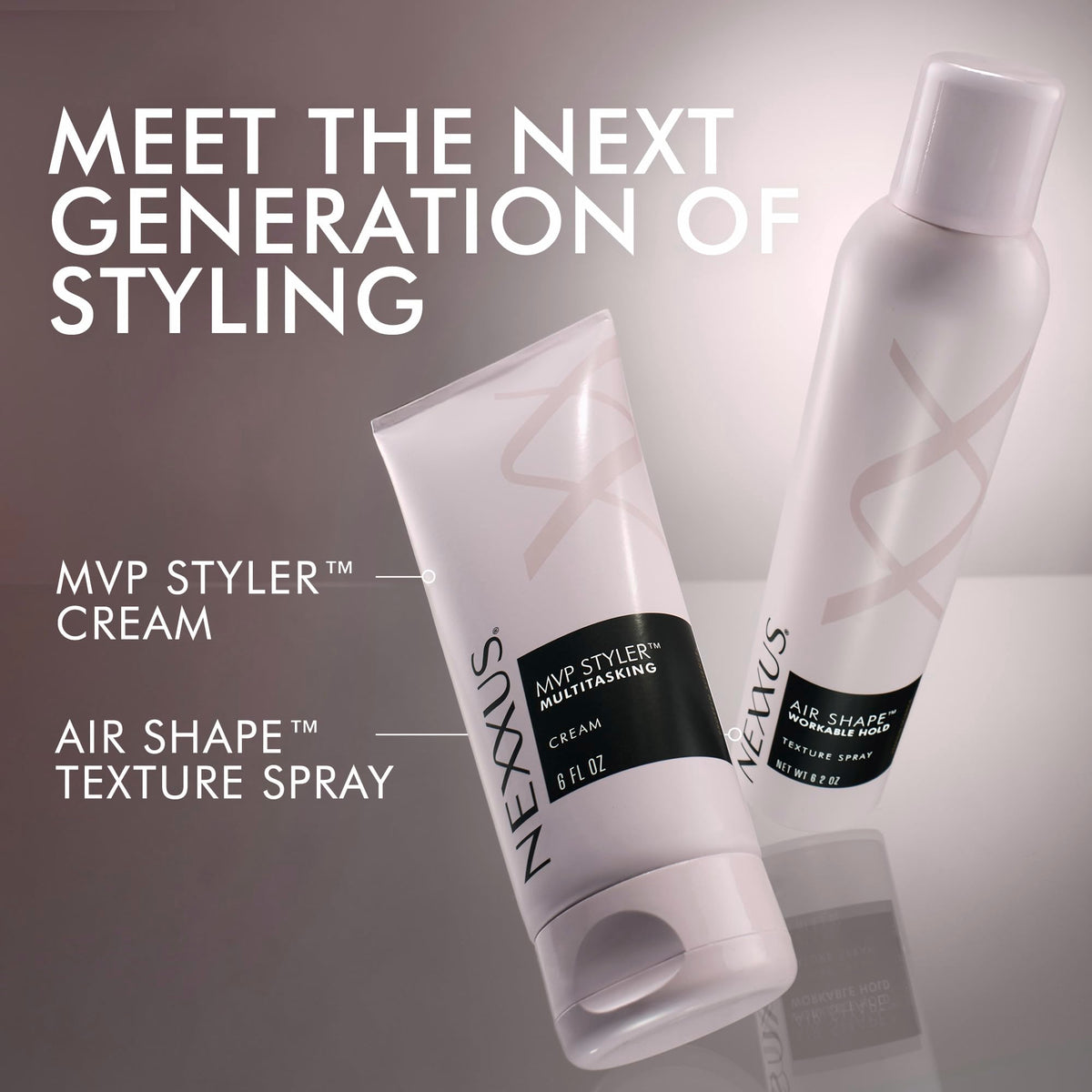 Dim Gray Nexxus Styling Hair Cream MVP Styler Multitasking Cream, 6 oz