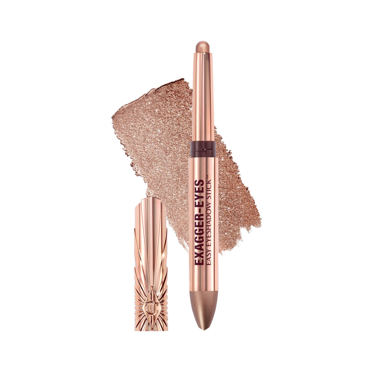White Smoke Charlotte Tilbury Exagger-Eyes Easy Eyeshadow Stick, Blendable Cream