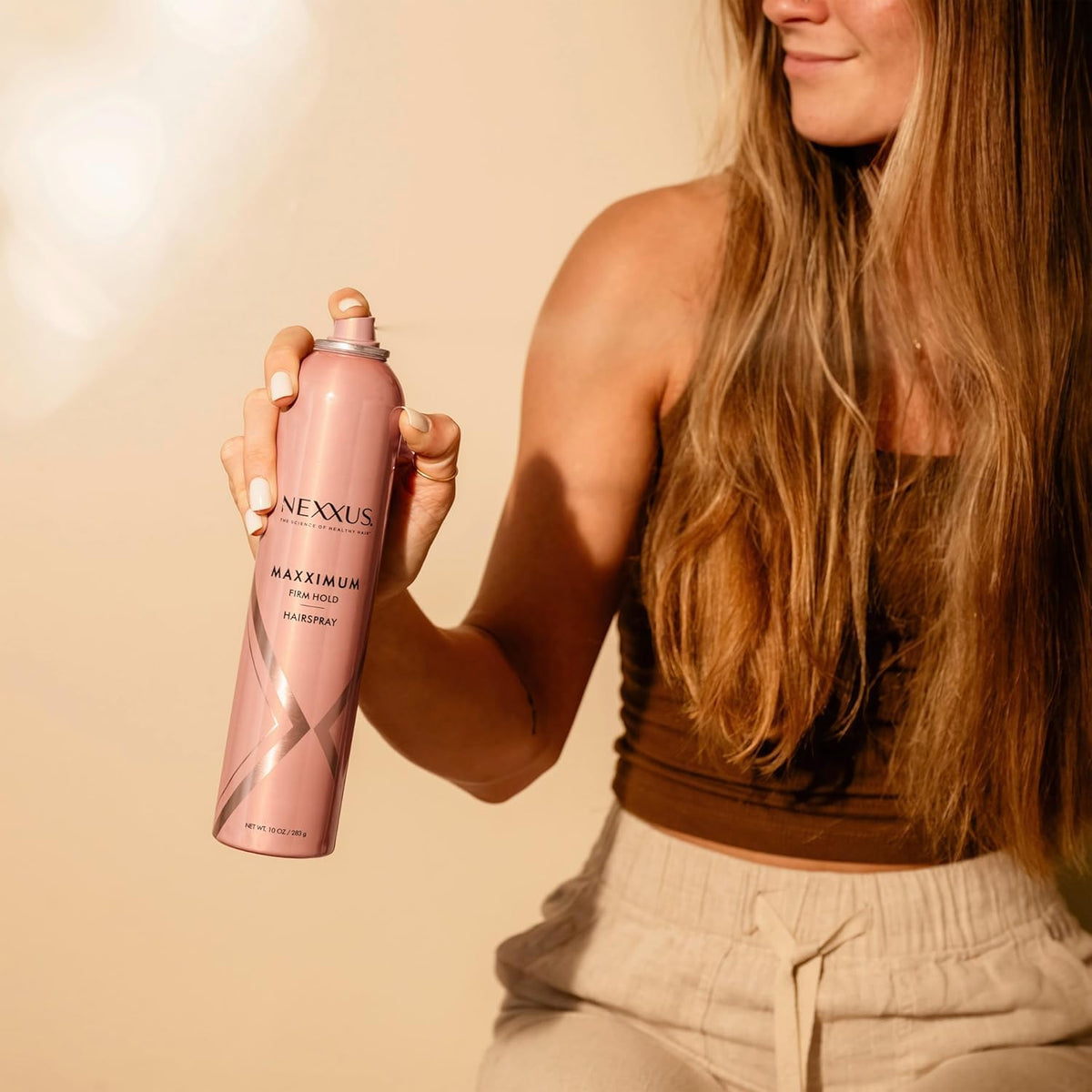 Light Goldenrod NEXXUS MAXXIMUM Firm Hold, Hairspray 10 oz (Pack of 12)