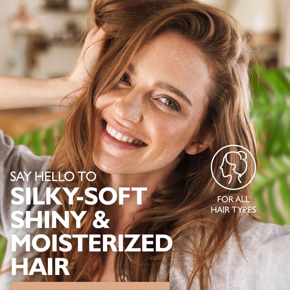 Dark Slate Gray Saryna Key Hair Serum Repair Oil - Shea Butter Hair Treatment Oil, Oil for Hair, Frizz Control for Dry & Damaged Hair, Color-Safe (1.87 Oz)