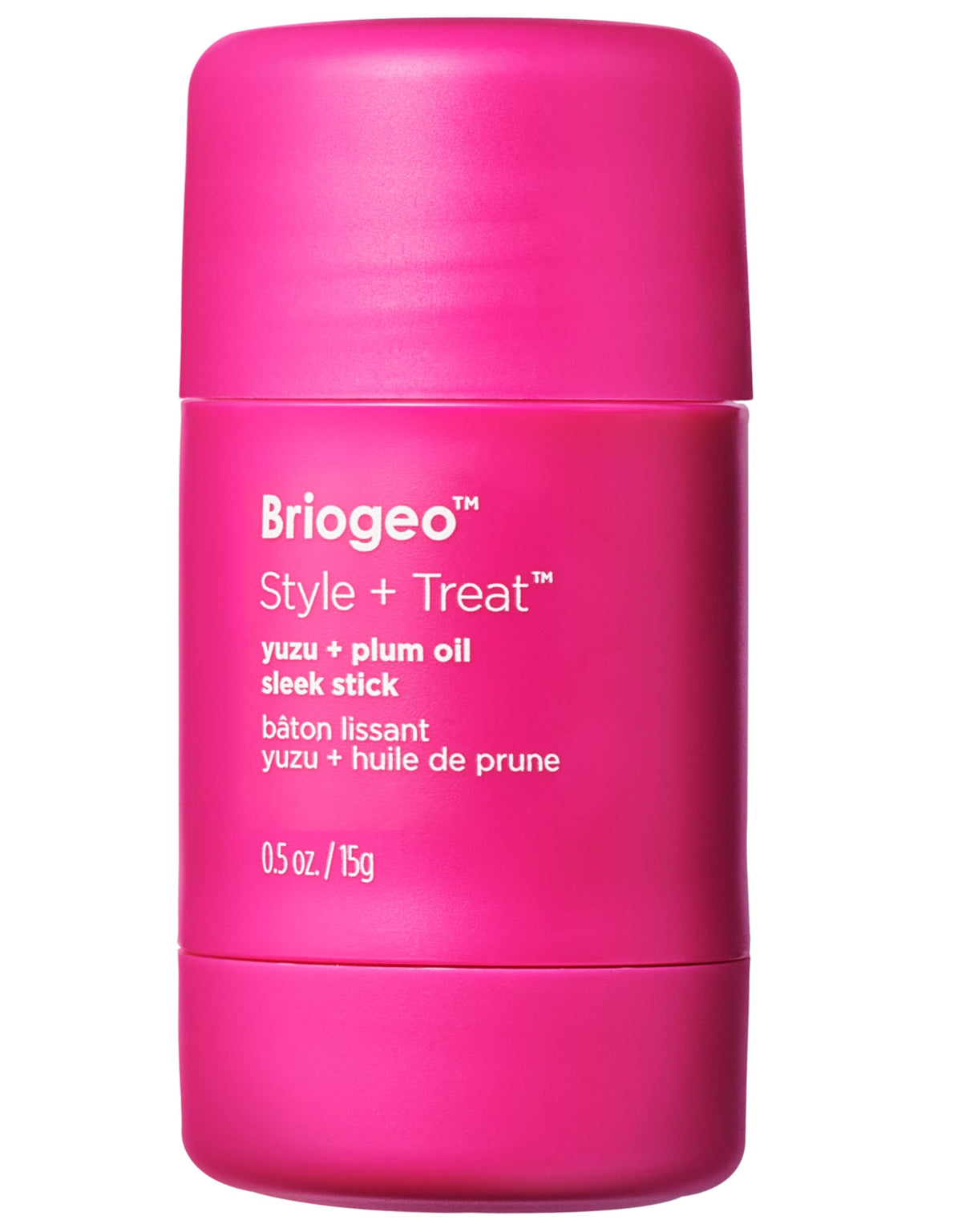 Deep Pink Briogeo Style + Treat Hair Styling Sleek Stick | Flyaway Control