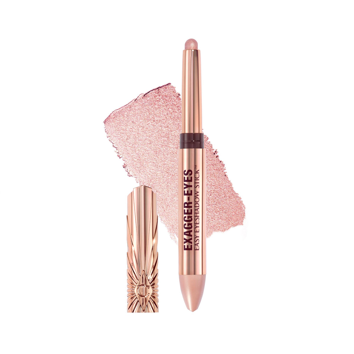 White Smoke Charlotte Tilbury Exagger-Eyes Easy Eyeshadow Stick, Blendable Cream