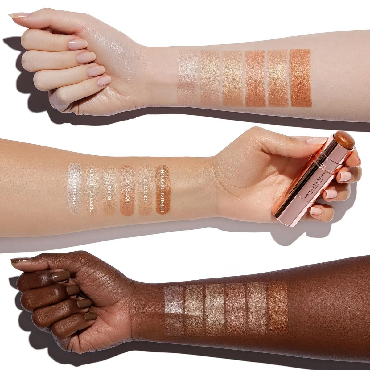 White Smoke Anastasia Beverly Hills - Stick Highlighter Shimmer Cream Glow Makeup