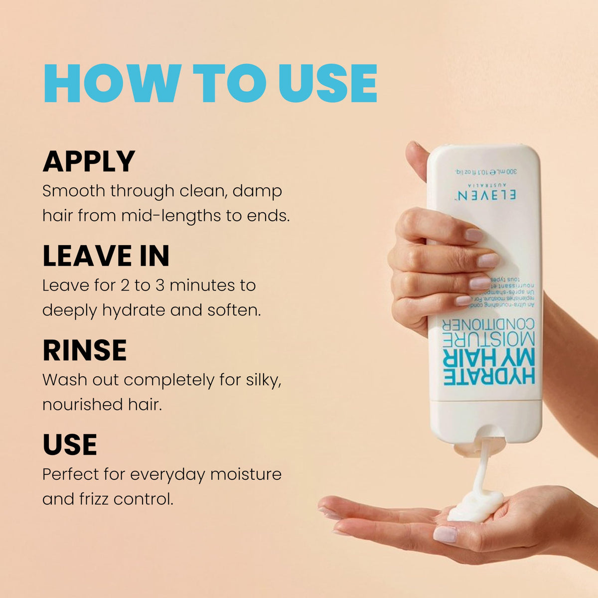 Wheat ELEVEN AUSTRALIA Hydrate My Hair Moisturizing Conditioner