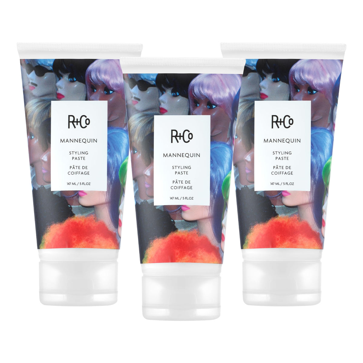 White Smoke R+Co MANNEQUIN Styling Paste