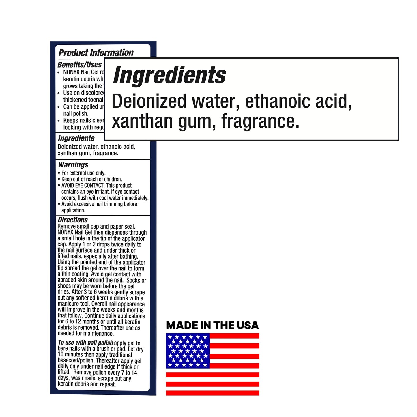 White Smoke NONYX Fungal Nail Clarifying Gel | Clinically Proven for Discolored, Thick, Brittle, Yellow, Lifted, and other signs of Fungus-Damaged Toenails | 90% of Nails Improve | Over 8 million sold
