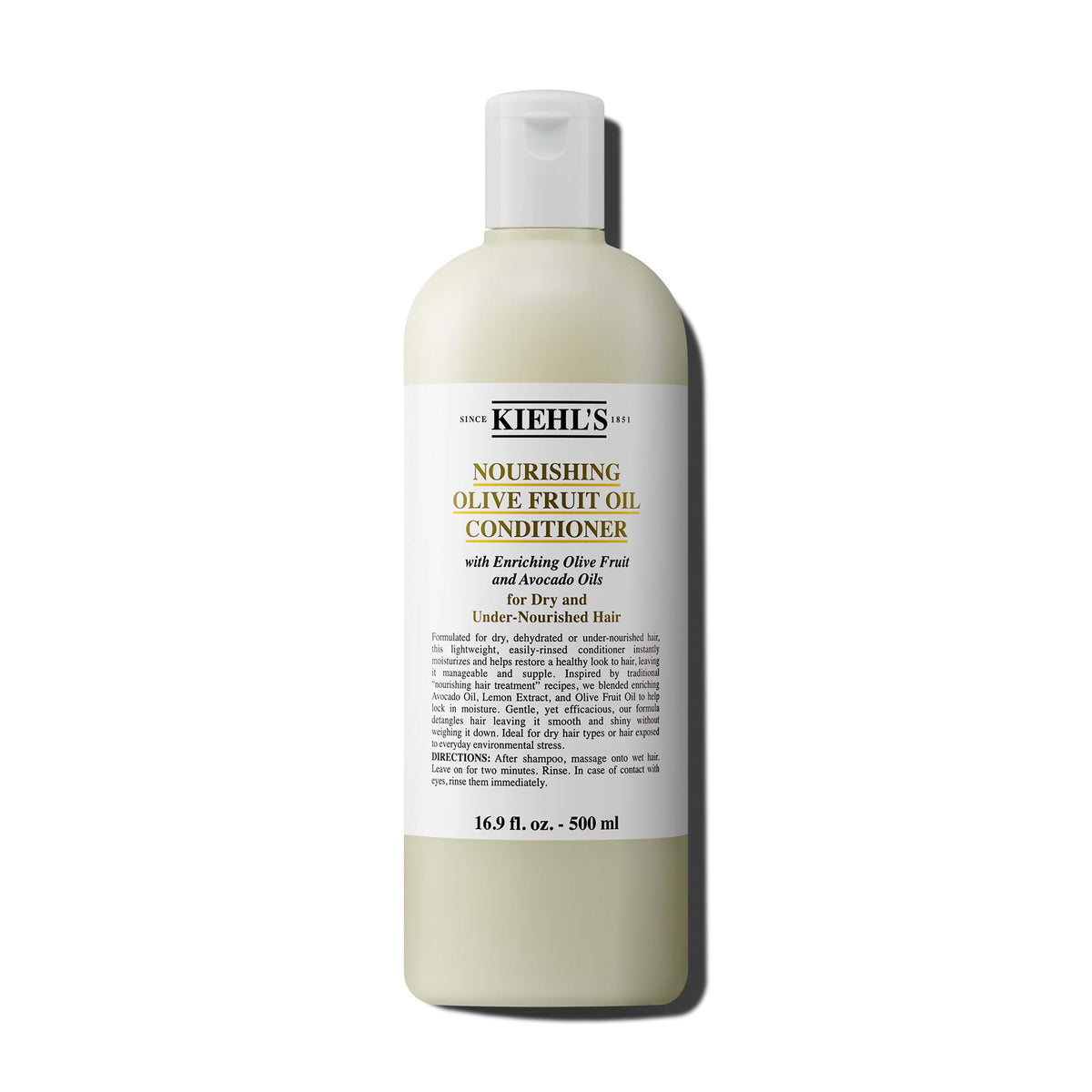 White Smoke Kiehl's - Olive Fruit Oil Conditioner, Promotes Shine - 16.9 fl oz