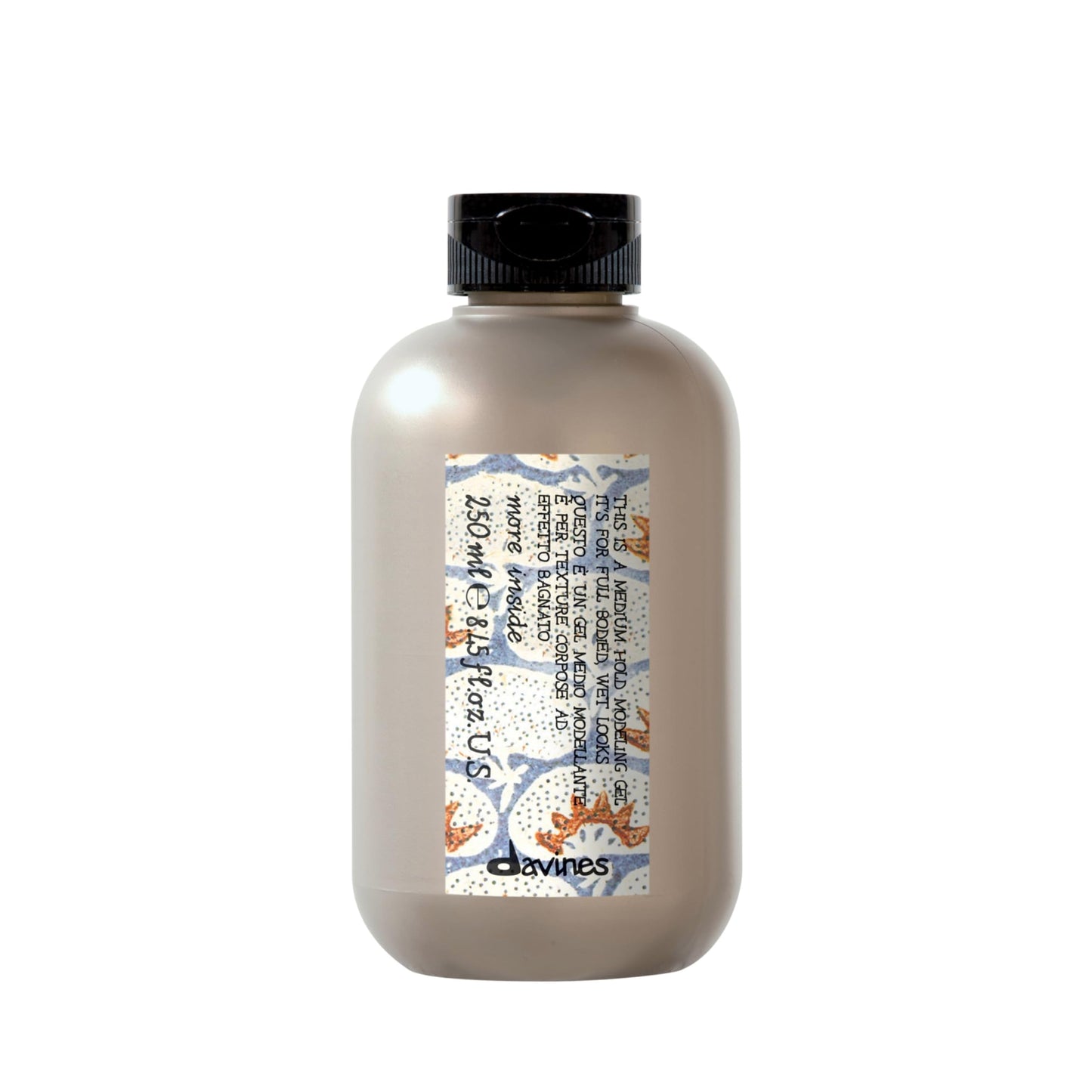 White Smoke Davines This Is A Medium Hold Modeling Gel, Medium Hold Structure & Body - Adds Body & Elasticity to Defined Looks - No Flaking or Residue, 8.45 Fl Oz