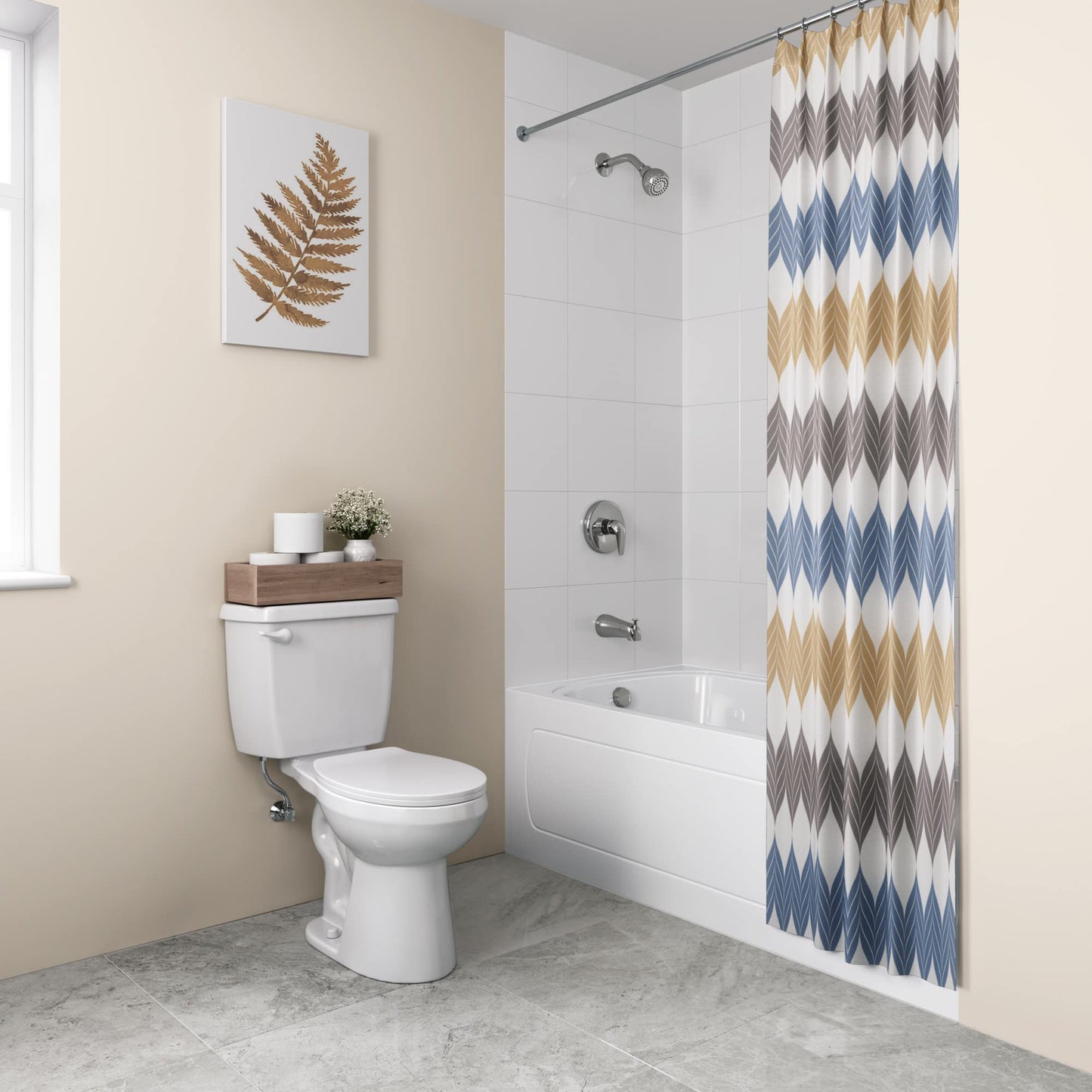 Gray PROFLO PFS6032LSK Hillsboro 60" x 32" Three Wall Alcove Acrylic Soaking Tub with Left Drain and Overflow - White