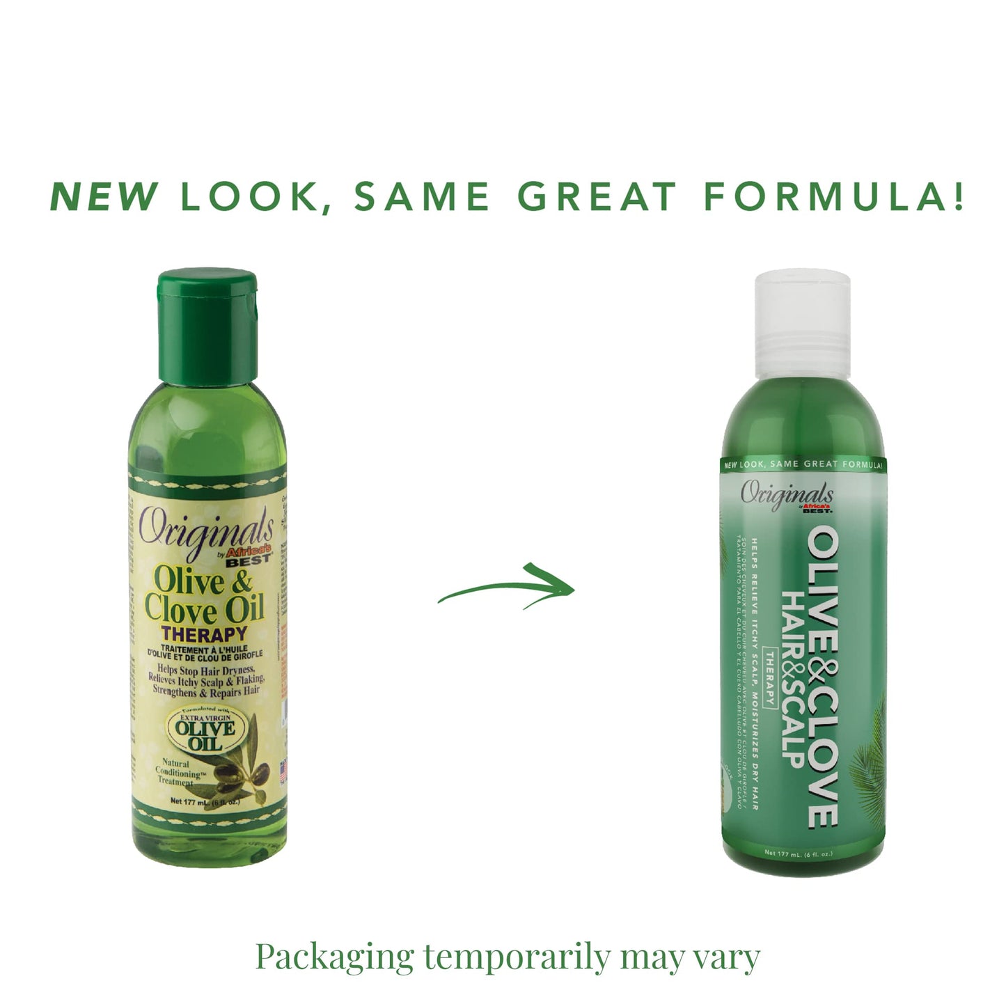 White Smoke Originals by Africa's Best Olive & Clove Oil Therapy, Natural Treatment That Helps Repair Dry, Weak or Brittle Hair, Scalp Dryness, Itching and Flaking, 6 oz