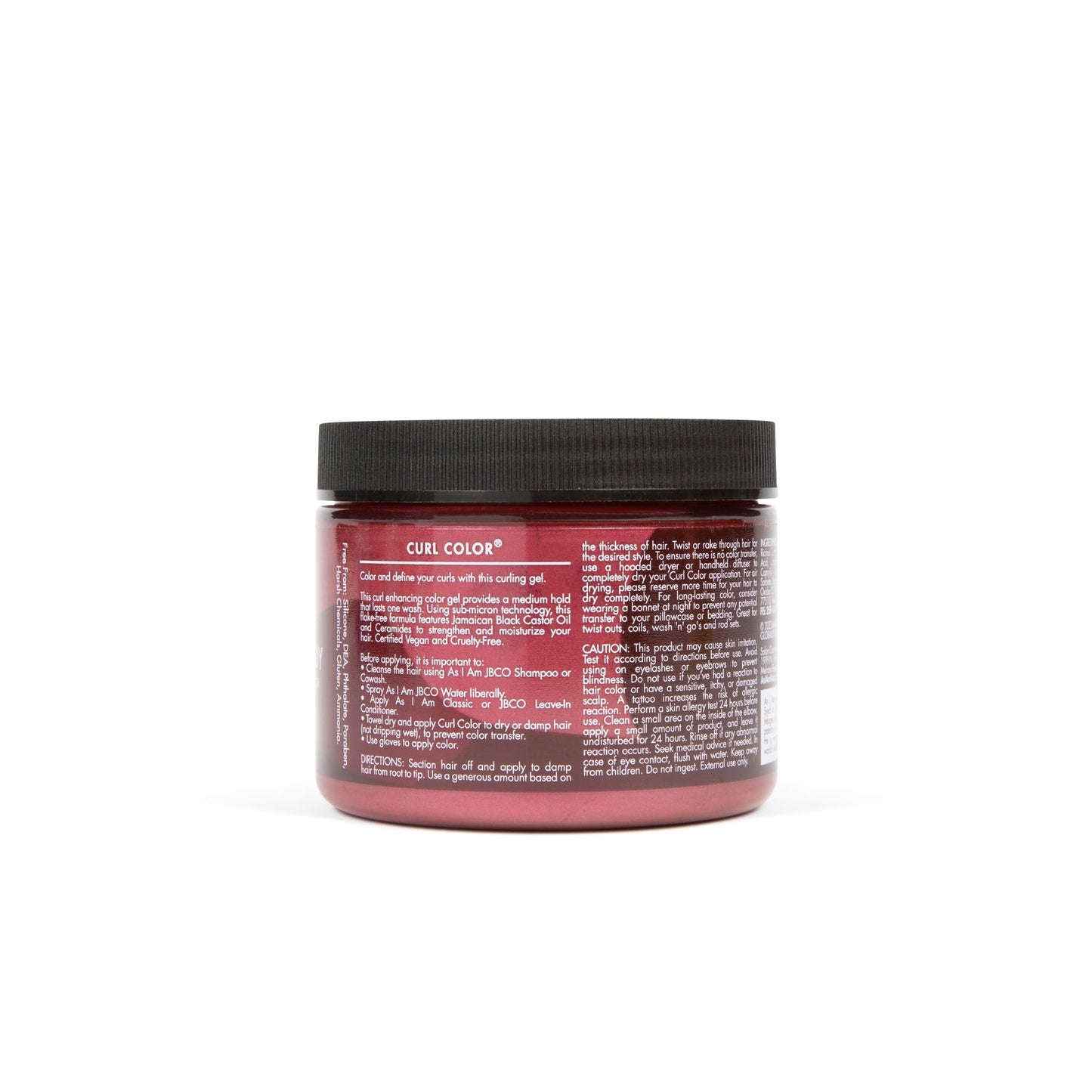Dark Slate Gray As I Am Curl Color - Burgundy - 6 ounce - Color & Curling Gel - Temporary Color - Medium Hold - Vegan & Cruelty Free