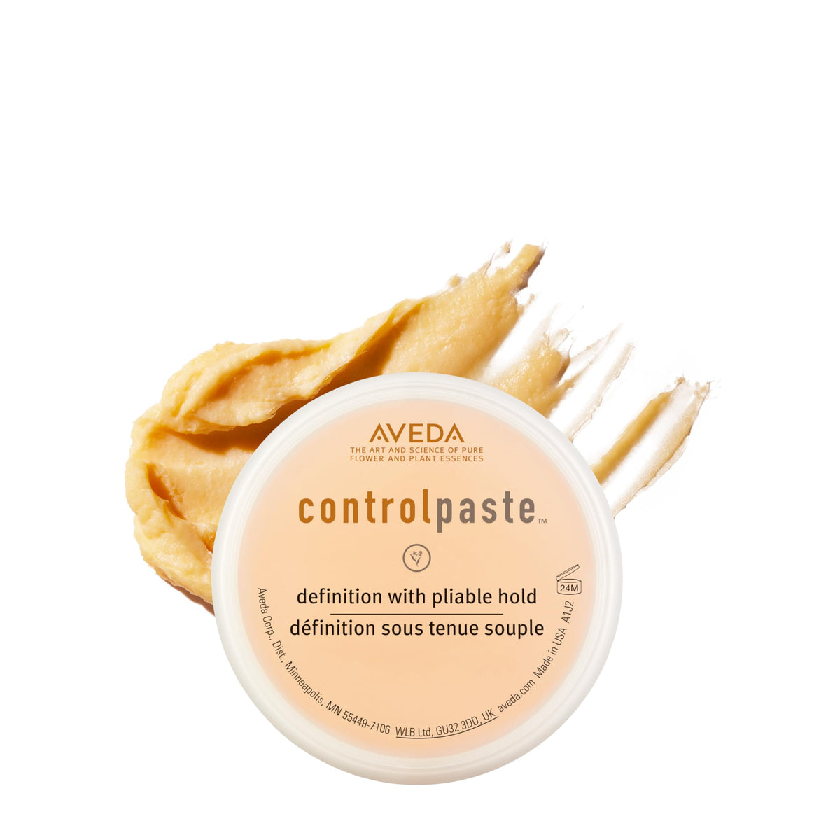 White Smoke Aveda Control Paste Hair Pomade | Adds Texture and Medium, Pliable Hold | For All Hair Types | Aroma of Ylang Ylang, Clove, Clary Sage | 2.5 Ounce