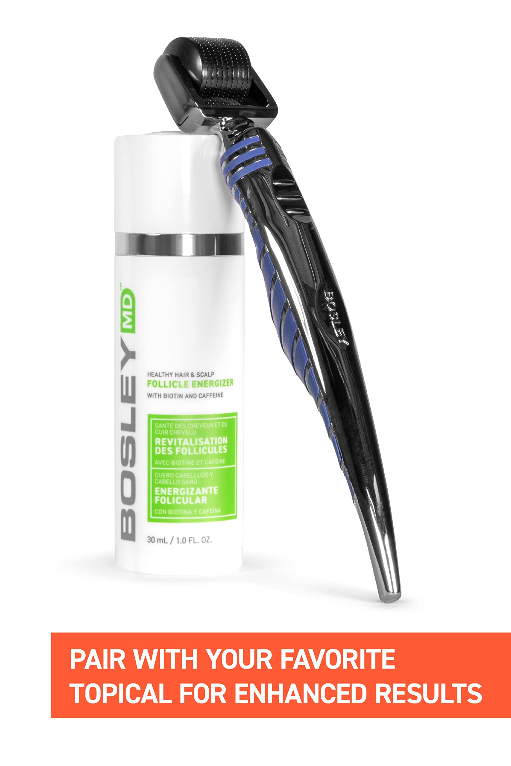 White Smoke Bosley Hair Rejuvenation System - Hair ReGrowth System