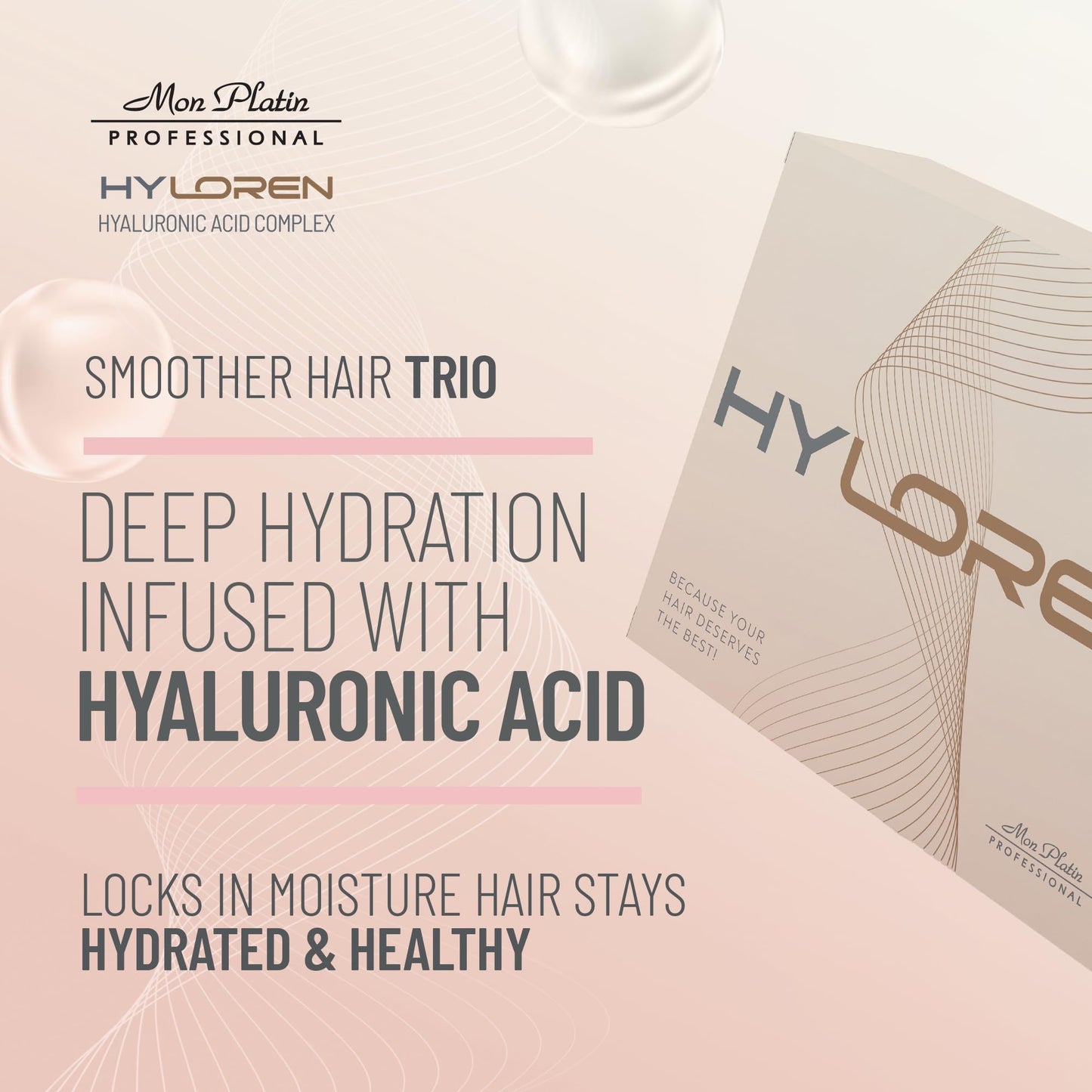 Thistle Mon Platin Hair Mask & Dream Hair Spray Bundle, Smoothing Shampoo – Deep Conditioning Anti-Frizz Formula for Straightened Hair with Glossy Shine & Heat Protection