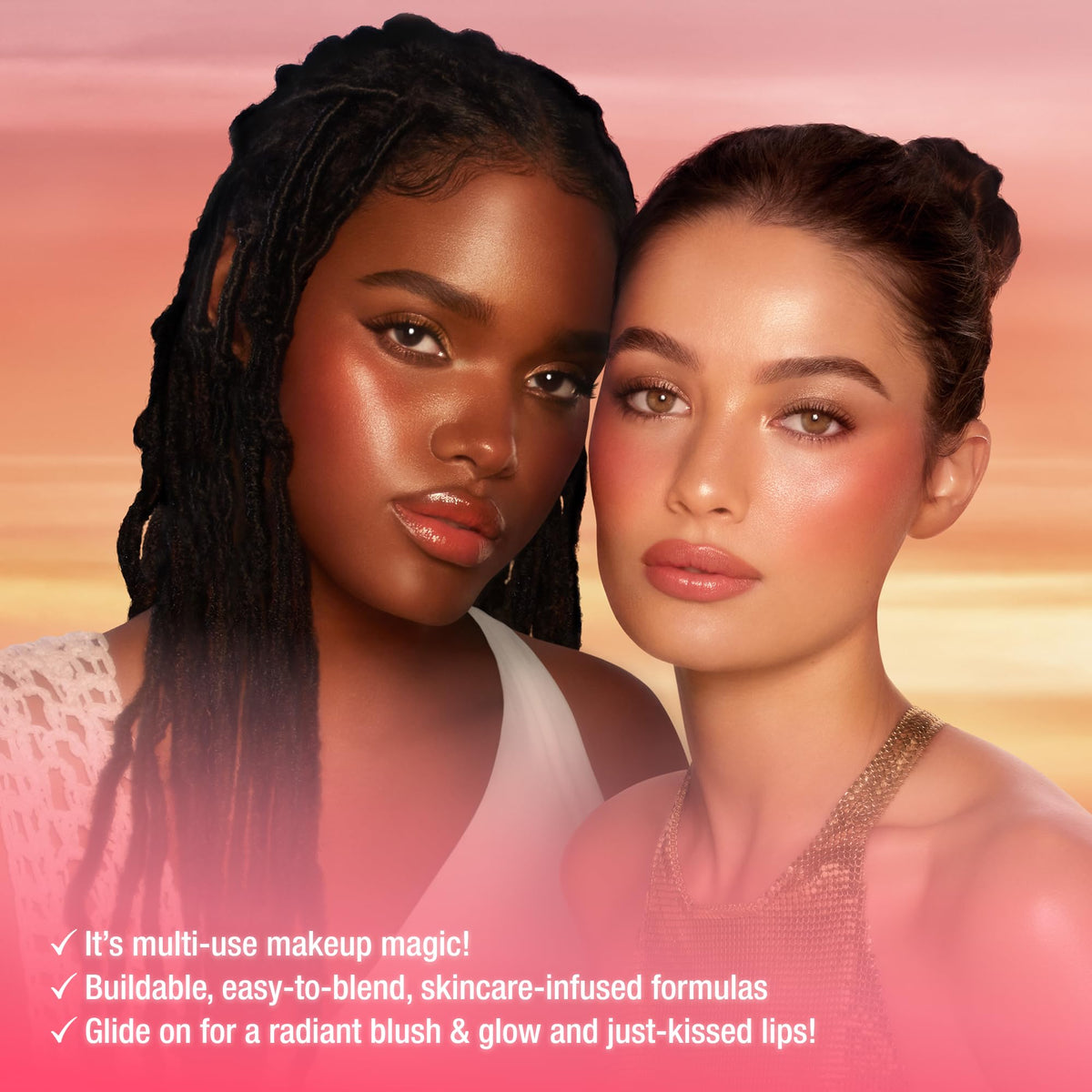 Black Charlotte Tilbury Beautiful Skin Blush for Cheeks & Lips - Multi-Use Color