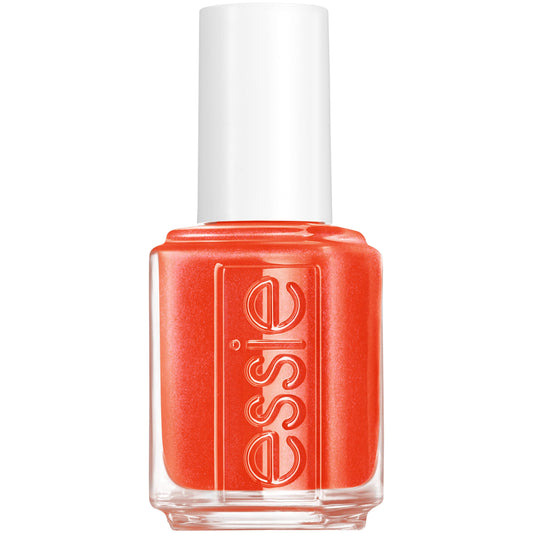 White Smoke essie Nail Polish, Salon-Quality Muted Orange-Red Nail Polish, Ferris Of Them All, Vegan, Make No Concessions, 0.46 fl oz