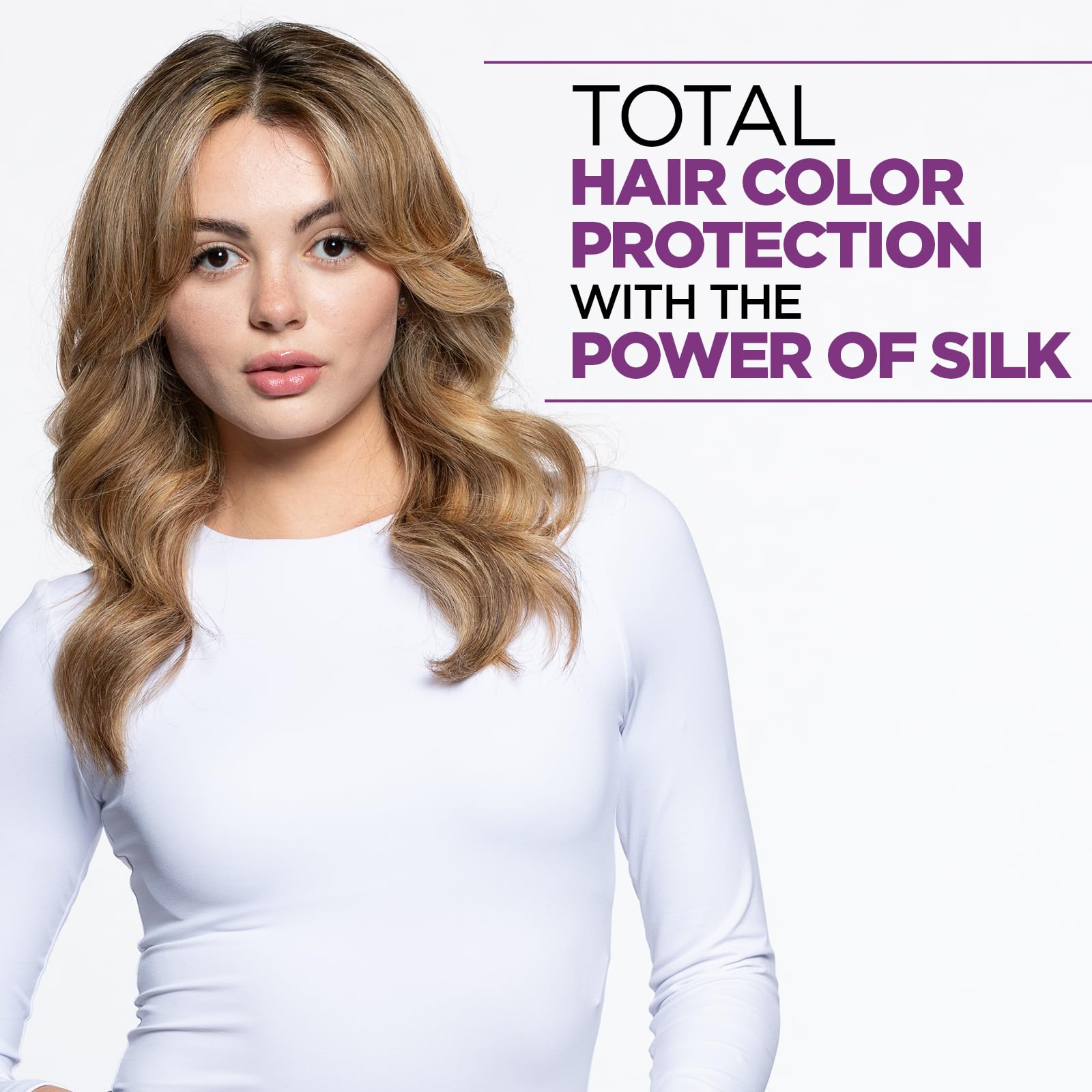 White Smoke BioSilk Color Therapy Cool Blonde Shampoo, Protects Highlighted & Lightened Hair To Help Balance Brassy Tones, Sulfate, Paraben & Cruelty-Free, 12 Oz