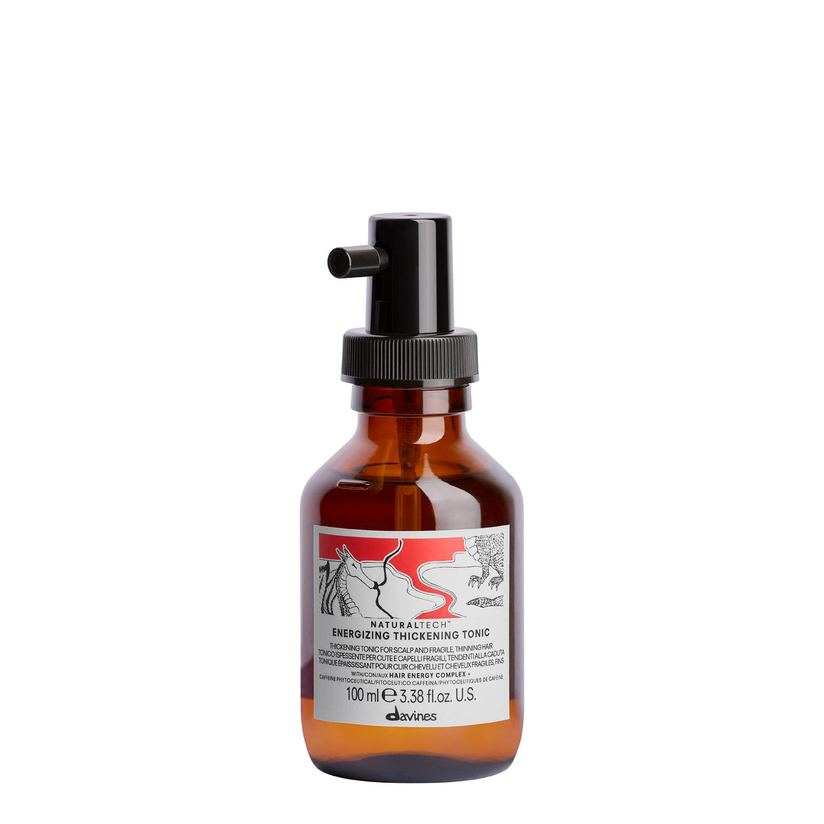 White Smoke Naturaltech Energizing Thickening Leave-in Tonic to create full-bodied hair