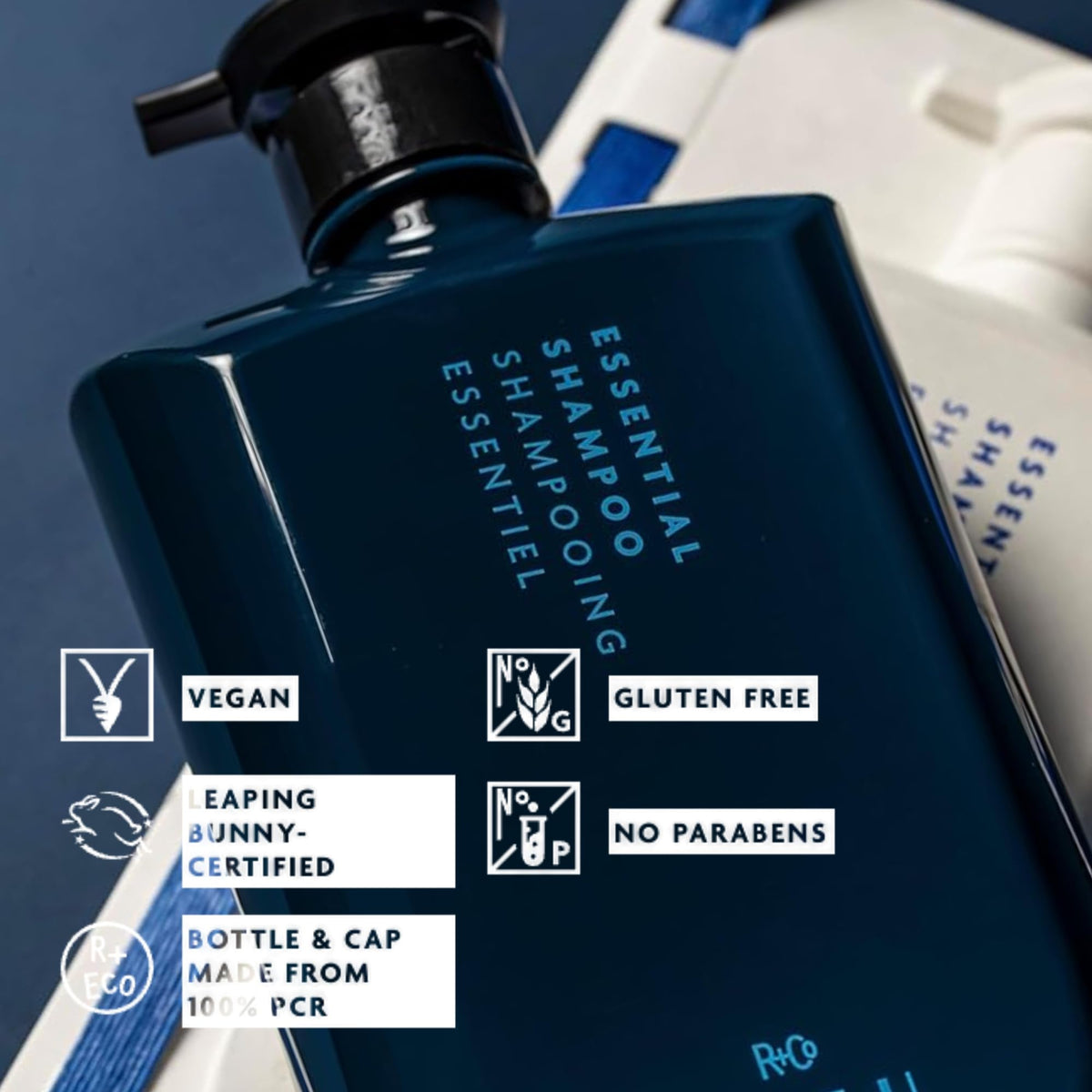 Black R+Co BLEU ESSENTIAL Shampoo