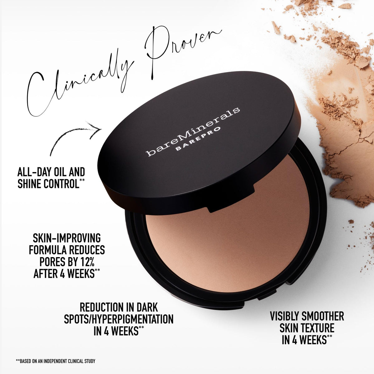 White Smoke bareMinerals BAREPRO Pressed Powder Foundation
