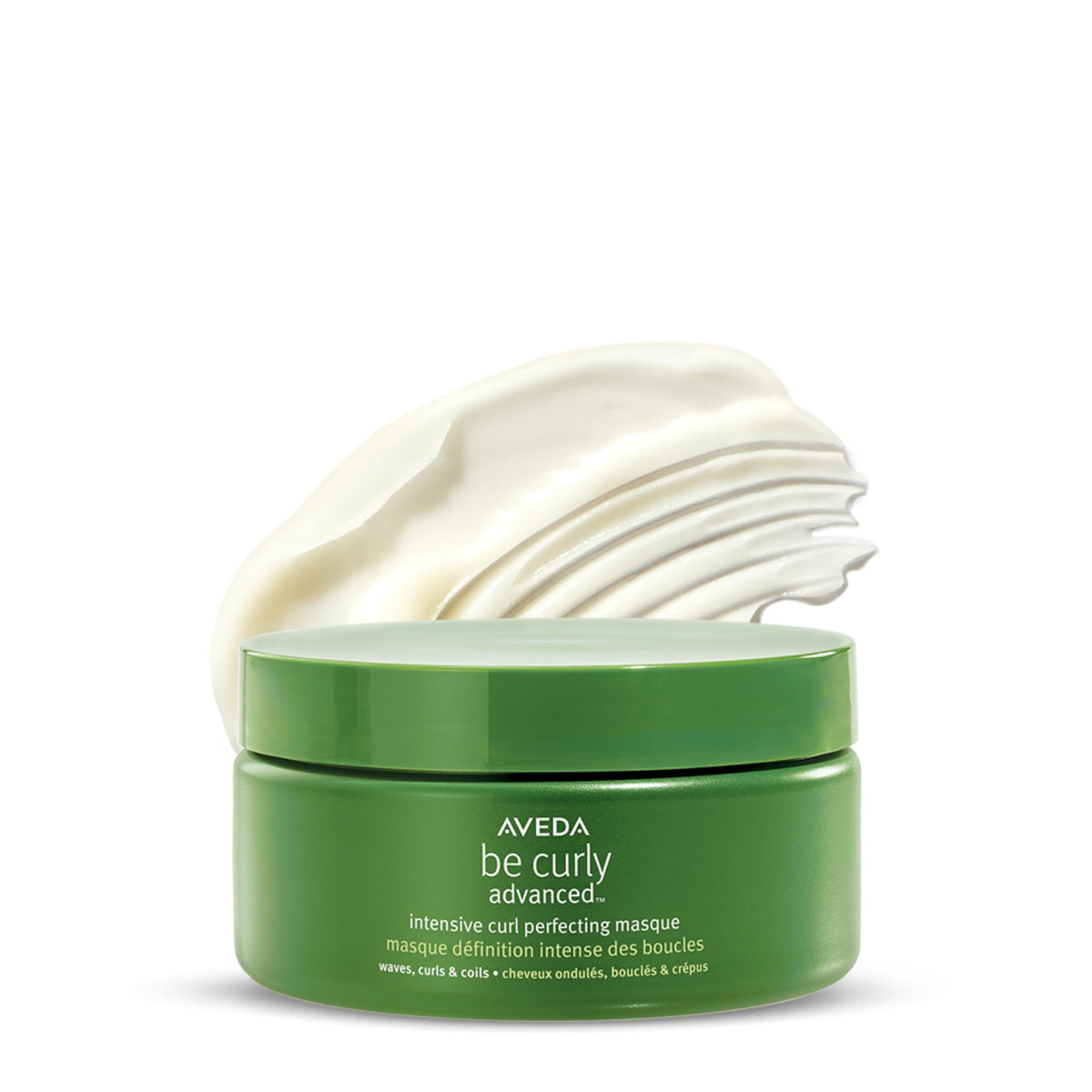 White Smoke Aveda Be Curly Advanced Intensive Curl Perfecting Masque | Deep Conditioning Masque for Curly, Coily & Wavy Hair | Fights Frizz| Silicone Free | Sulfate Free | 97% Naturally Derived*, 0.85 Fl Oz