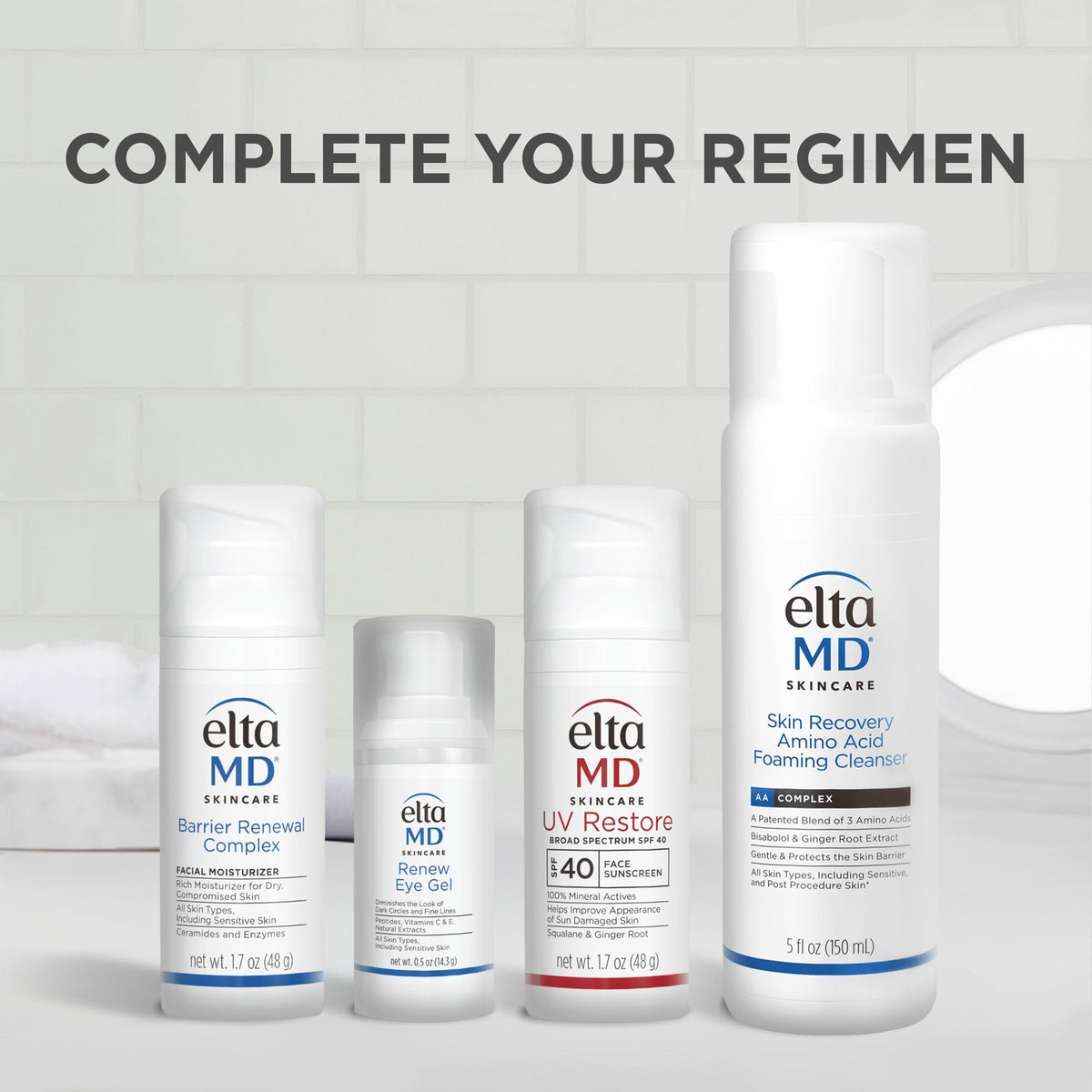 Light Gray EltaMD Barrier Renewal Complex Face Moisturizer