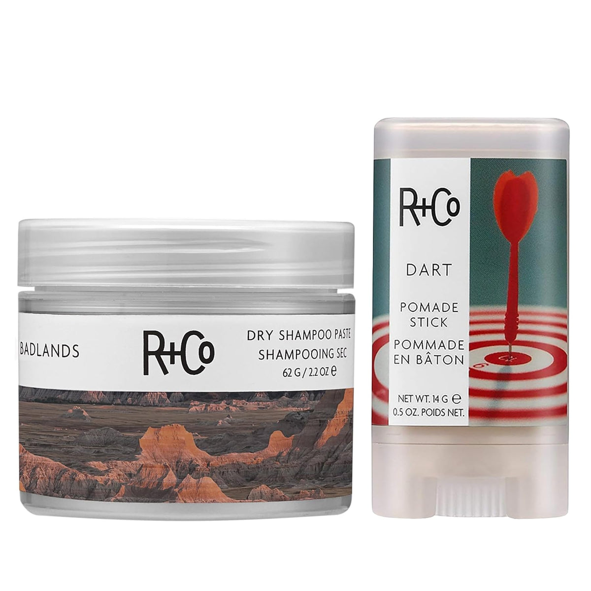 White Smoke R+Co BADLANDS Styling Paste, Relative Paradise Scent