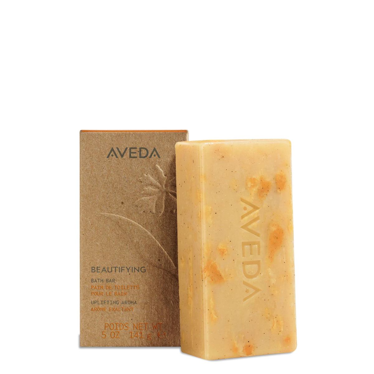 Dark Khaki AVEDA Beautifying Bath Bar | Hard Milled Bar Soap | Light Exfoliates | Creates Creamy Lather | Uplifting Beautifying Aroma With Rosemary, Lavender, Bergamot | 99% Naturally Derived, 5 Oz