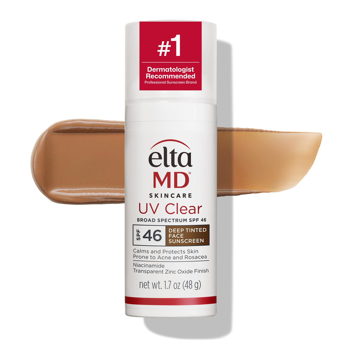 White Smoke EltaMD UV Clear Blemish-Prone and Oil Balancing, Untinted, SPF 50, 0.5 oz