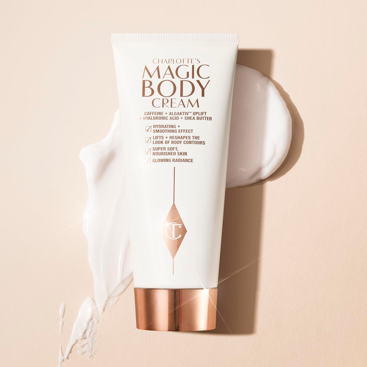 Light Gray Charlotte Tilbury Magic Body Cream - Skin Tightening Cream for Body