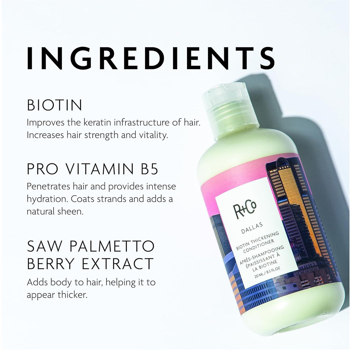White Smoke R+Co DALLAS Biotin Thickening Conditioner