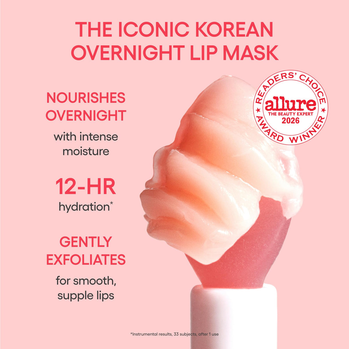 Pink LANEIGE Bespoke Lip Sleeping Mask | Customized Overnight Treatment
