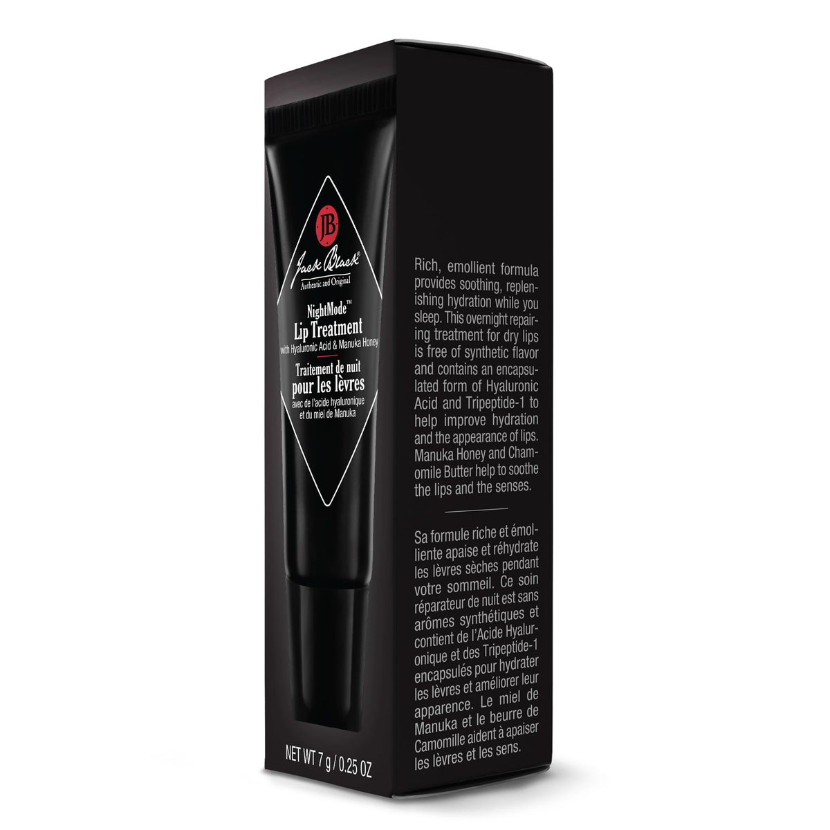 Black Jack Black NightMode Lip Treatment, Overnight Lip Mask, 0.25 oz