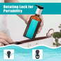 LSAUVWN 2PCS Dispenser Pump Replacement Compatible with MOROCCANOIL Treatment 1.7/3.4/4.2 Fl Oz (Not for Travel Size), Plastic Pumps Head with Lock Clip for Hair Oil Bottle (Bottle Not Included)