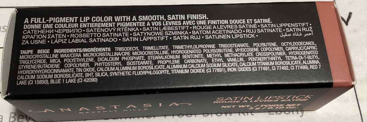 Dark Slate Gray Anastasia Beverly Hills - Satin Lipstick Full-Pigment Luminous Cream