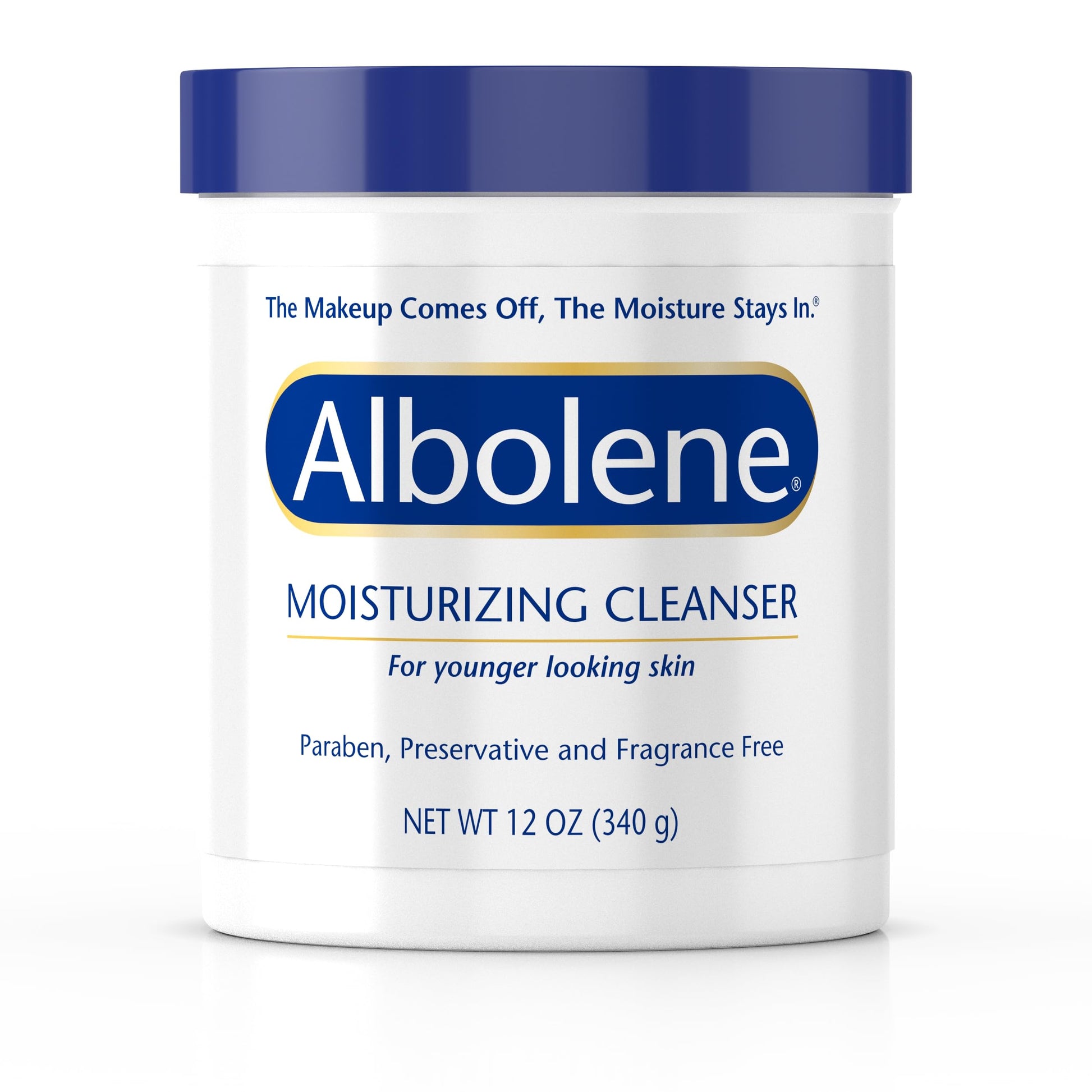 White Smoke Albolene Moisturizing Cleanser & Makeup Remover Balm - Fragrance-Free Facial Cream for Cleansing & Hydration - Multi-Use Skincare for All Skin Types - No Harsh Chemicals - 12 oz (Pack of 1)