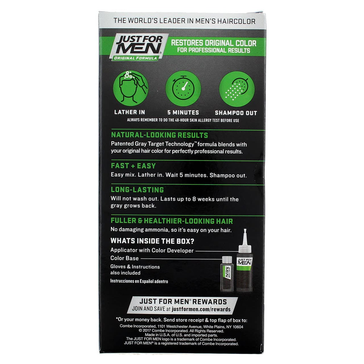 Black Just For Men Original Formula Hair Color, Medium-Dark Brown H-40