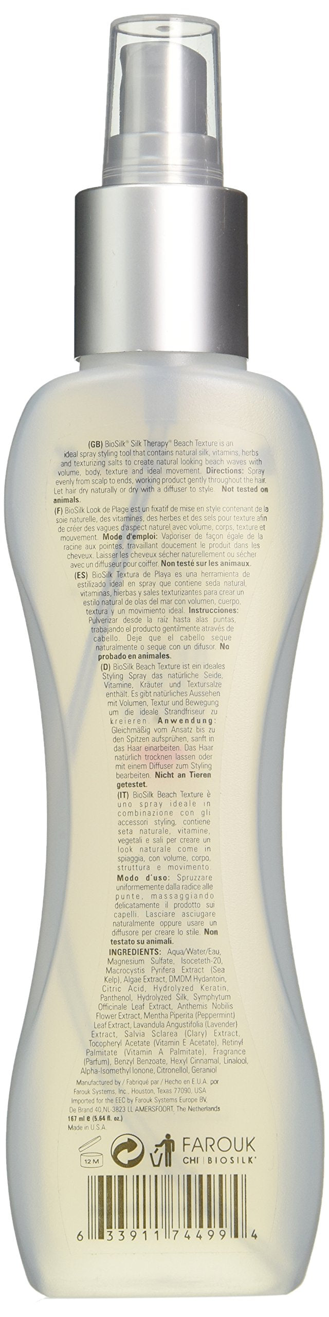White Smoke Biosilk Beach Texture 5.64 oz