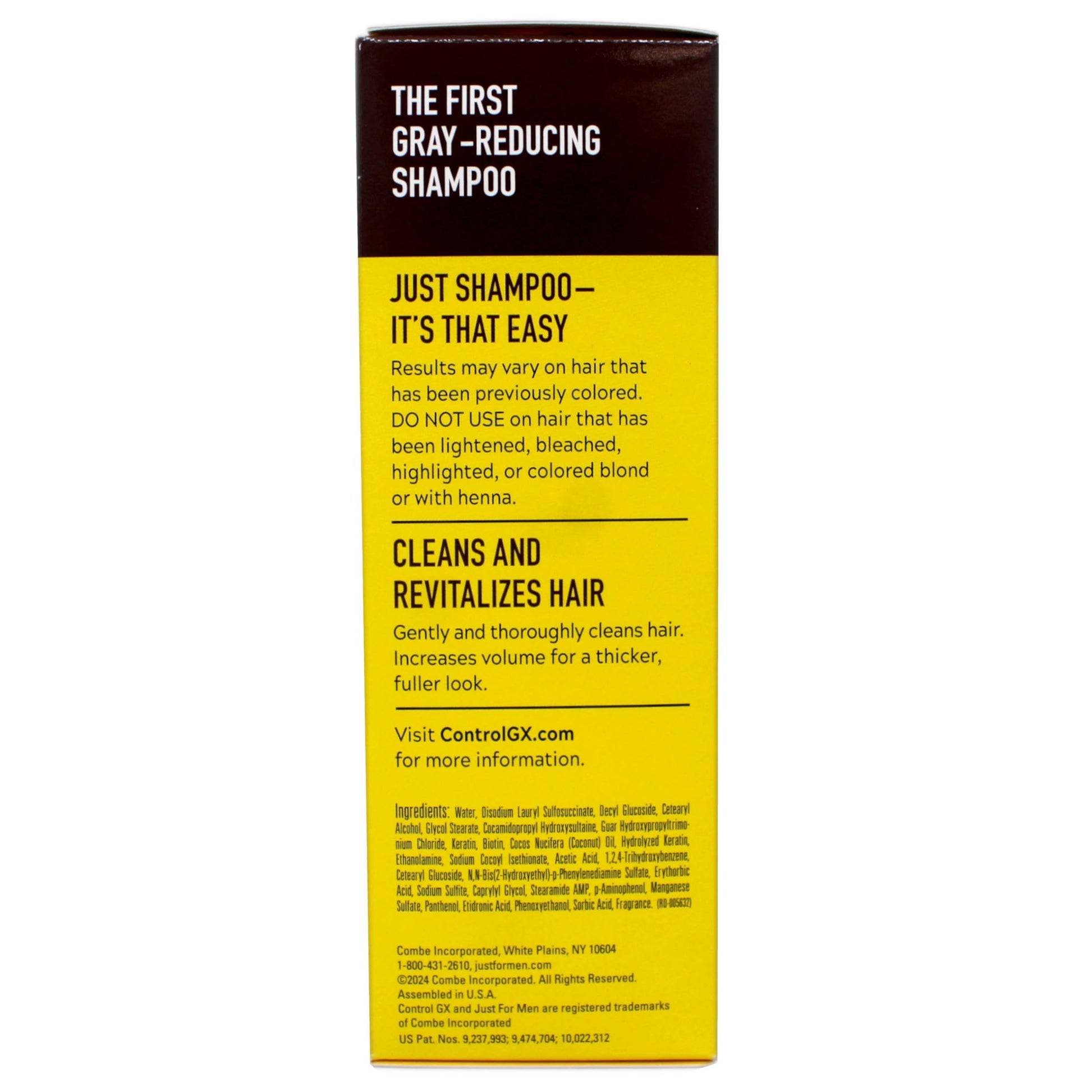 Goldenrod Just for Men Control GX Grey Reducing Shampoo Blonde & Medium Brown