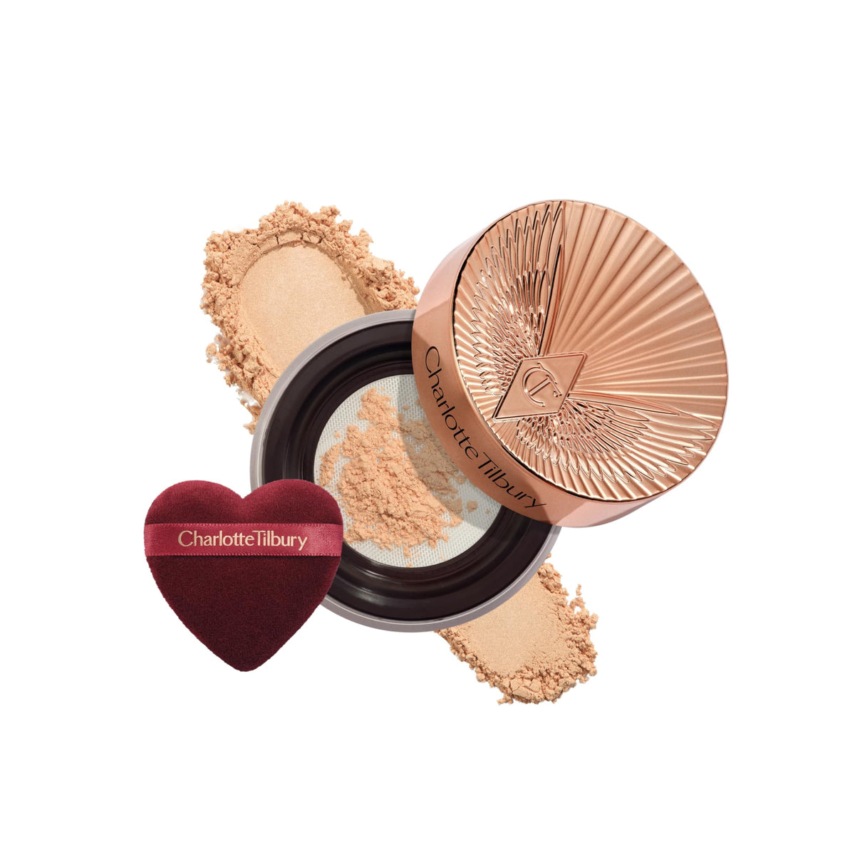 White Smoke Charlotte Tilbury Airbrush Flawless Blur Loose Powder - Longwear, Smoothing