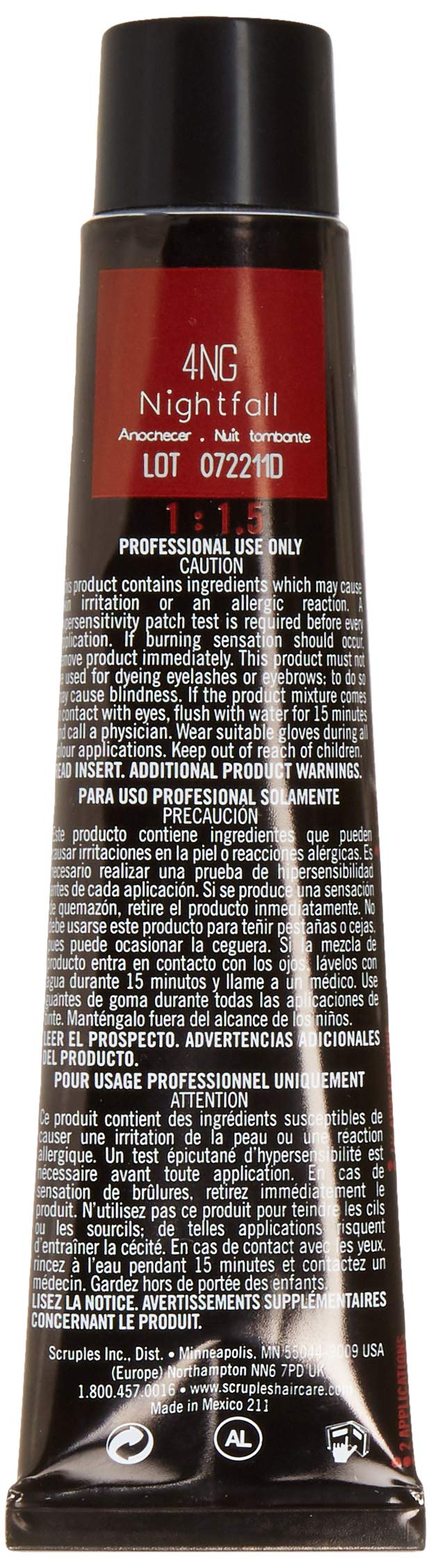 White Smoke Scruples Hypnotic Single Step Creme Lowlights, 4ng Nightfall, 2.05 Ounce