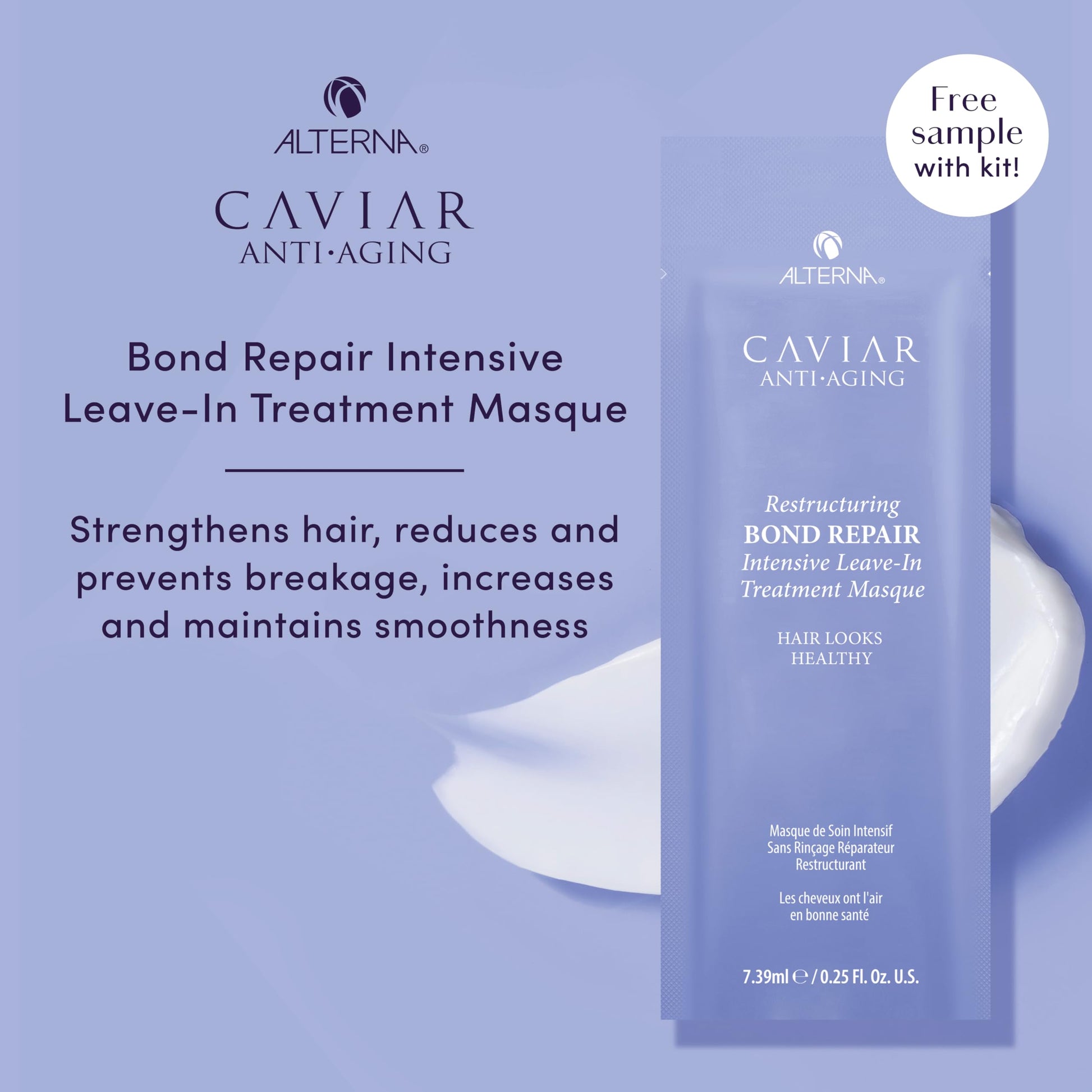Light Steel Blue Alterna Haircare CAVIAR Anti-Aging Replenishing Moisture Trial Kit - Shampoo, Conditioner, Leave-In CC Cream | For Dry, Brittle Hair | Protects, Restores and Hydrates | Sulfate Free