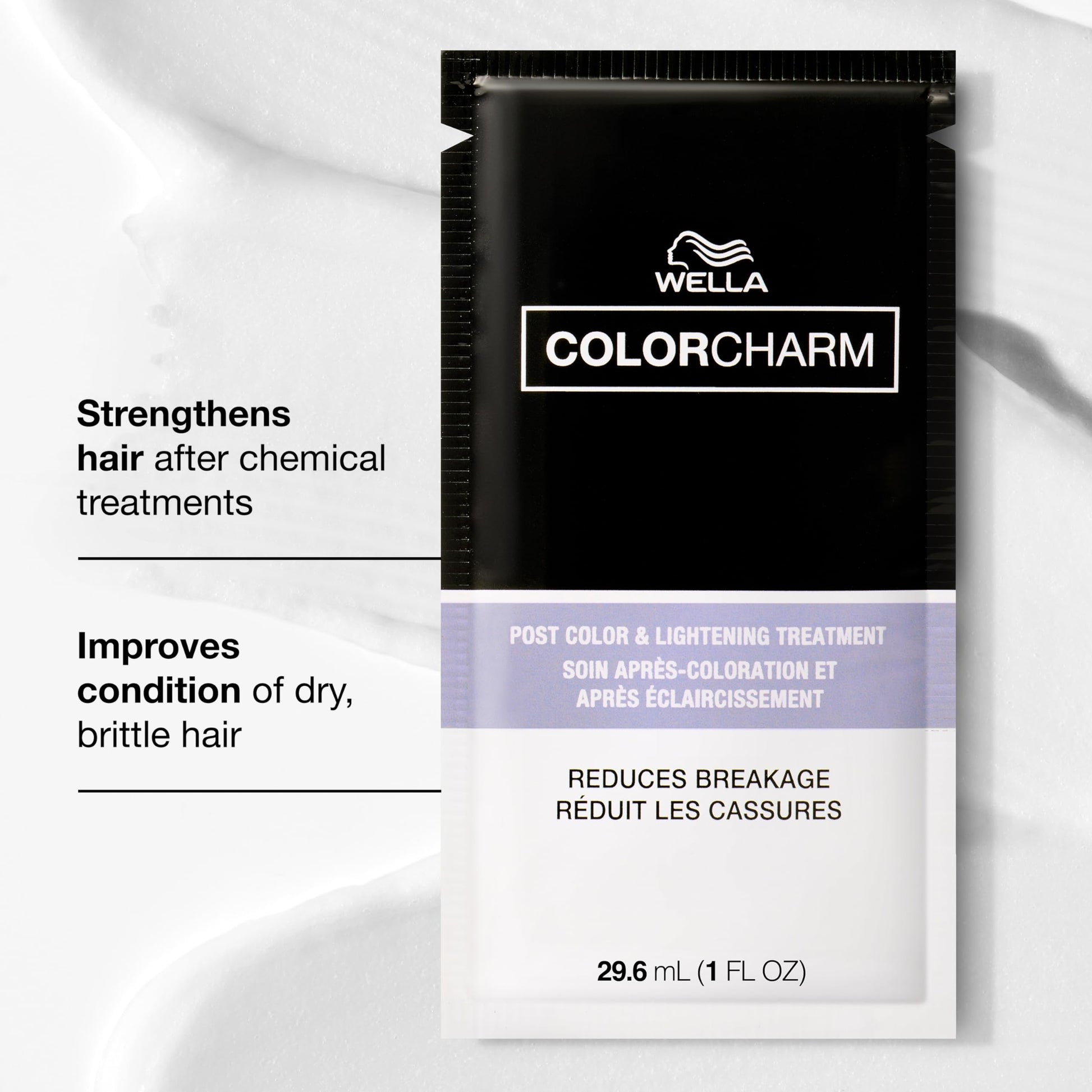 Lavender COLORCHARM Post Color & Lightening Treatment | Bond Building | Conditions, Adds Shine, & Strengths Hair After Coloring | 1 Fl Oz Sachet