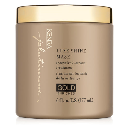 Rosy Brown Kenra Platinum Luxe Shine Mask |Shine-Enhancing Intensive Conditioning Mask |Increases slip, Smoothness & Improves Manageability |Experience 2x Stronger Hair* |72 hour humidity protection* |6 oz