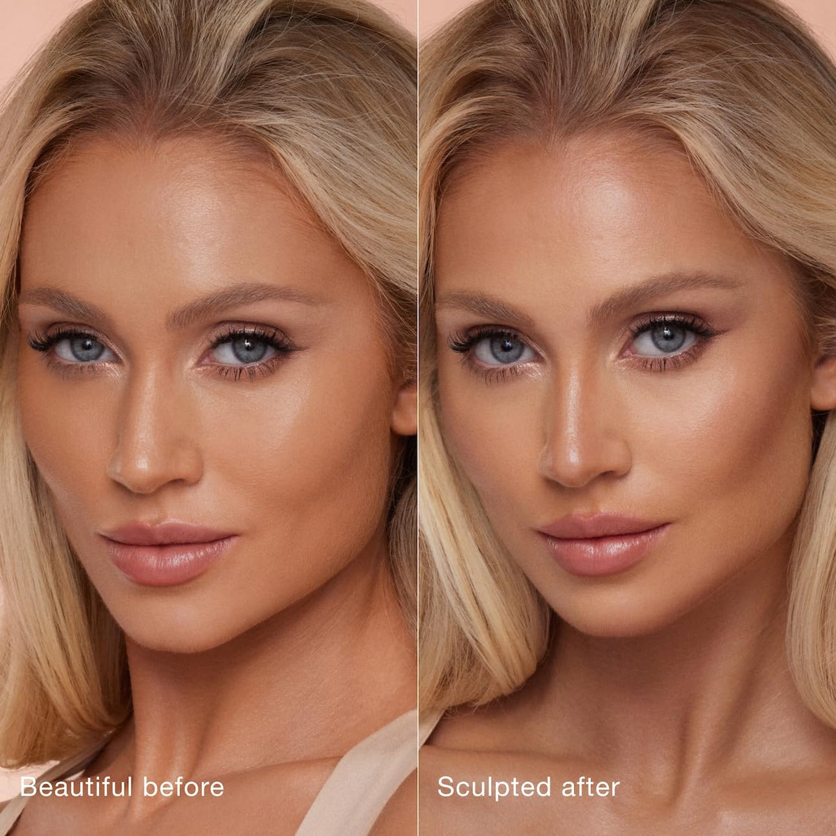Rosy Brown Charlotte Tilbury Hollywood Liquid Contour Wand - Easy-to-Use Contour Stick & Liquid Bronzer for Sculpting & Shaping - Leaves a Natural-Looking Sculpted Finish