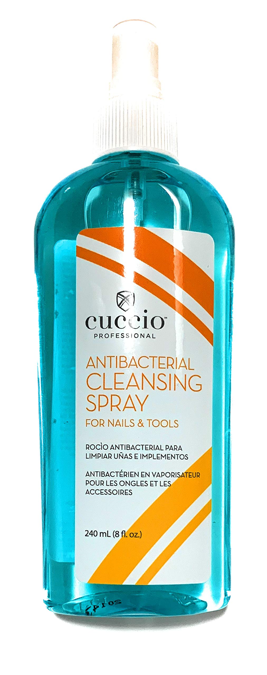 White Smoke Cuccio Pro Antibacterial Nail Cleansing Spray 8 oz