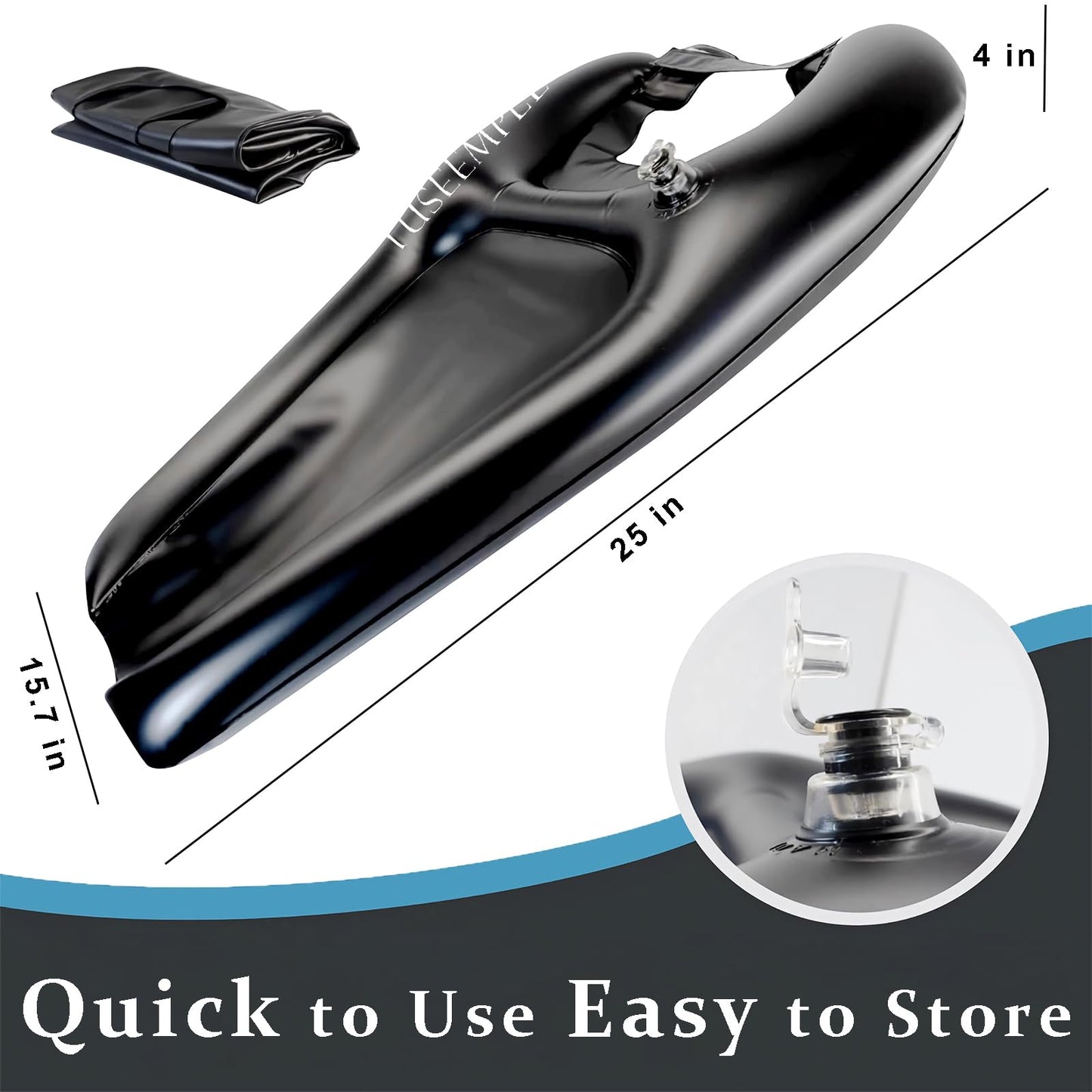 White Smoke Portable Shampoo Bowl for Home, Portable Hair Washing Station for Sink, Hair Washing Tray for Sink at Home (Black)