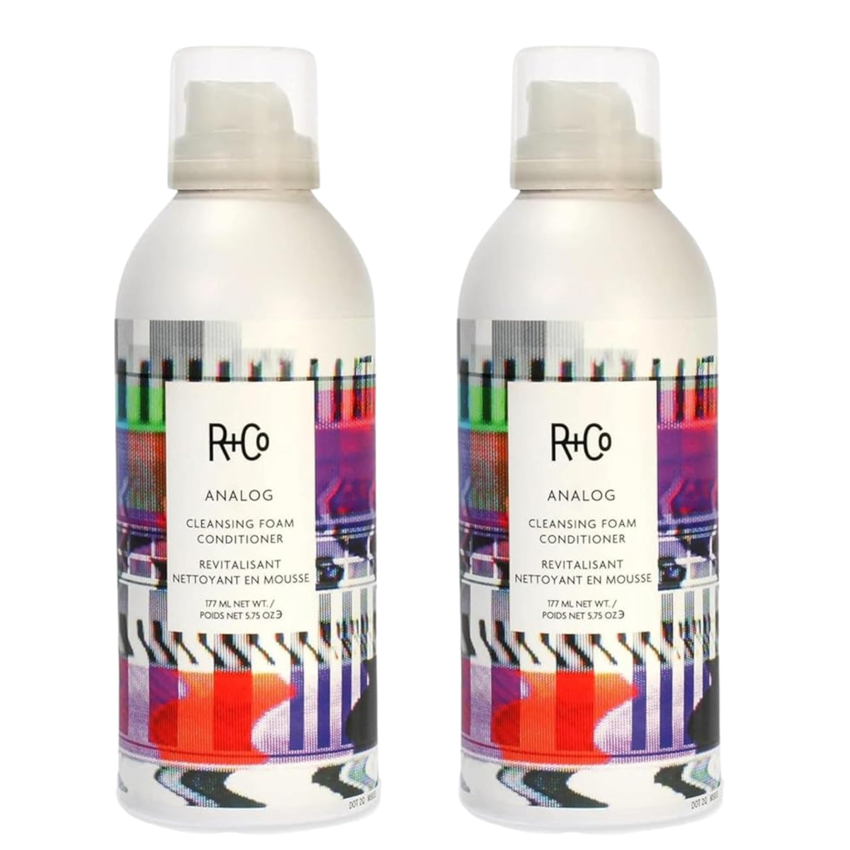 White Smoke R+Co ANALOG Cleansing Foam Conditioner 177 ml / 5.75 oz