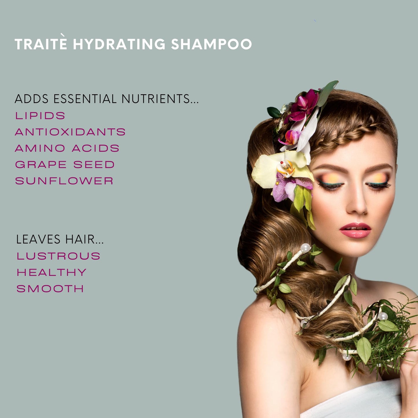 Mastey Paris Classic Professional Hair Care - Traite Shampoo 32 oz + Frehair Conditioner 32 oz Duo Set, Sulfate Free, Lipid & Amino Acid Fortified, (Pack of 2)