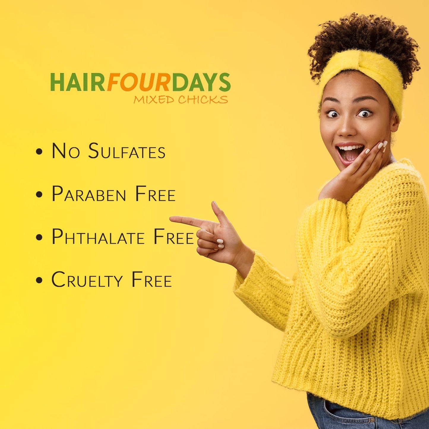 Light Goldenrod Mixed Chicks Hair Four Days Calming Cream, 4 fl.oz.